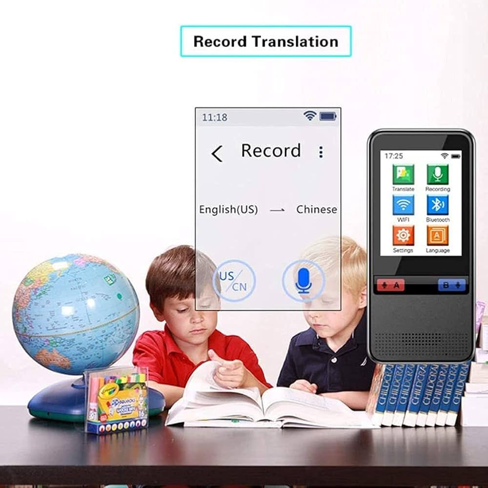 Amazon.co.jp: ポータブル言語翻訳デバイス、2言語オフライン